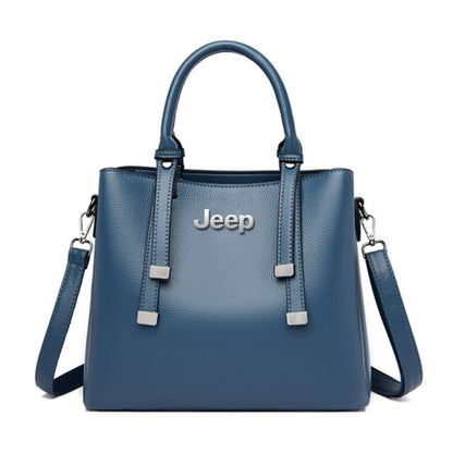 Jeep Deluxe Summer Women Handbag-bag-Driver Apparel-Navy-Driversapparel.com