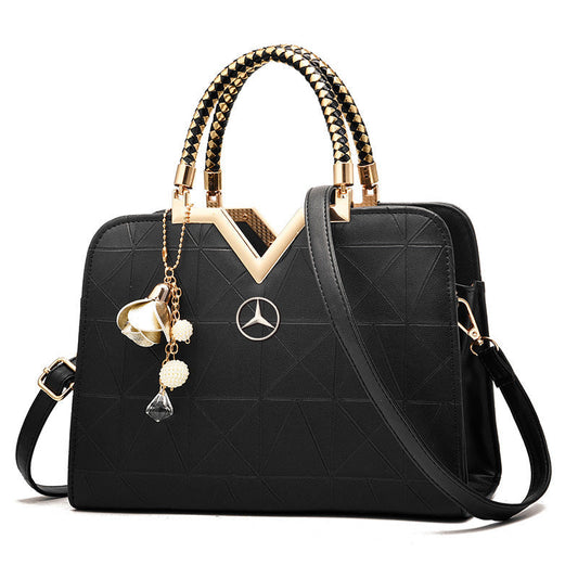 Mercedes Spring Women&#8217;s Handbag-bag-Driver Apparel-Black-Driversapparel.com