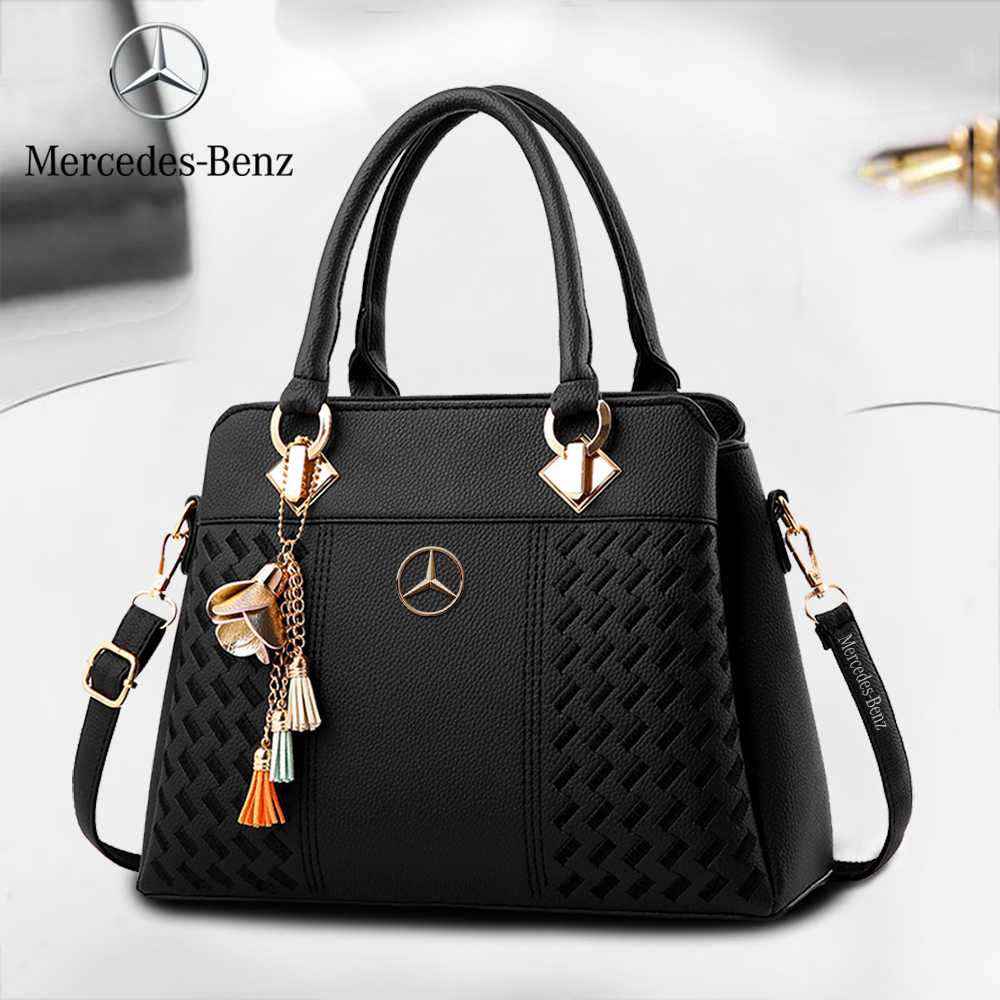 Mercedes Trending Women Handbag-bag-Driver Apparel-Black-Driversapparel.com