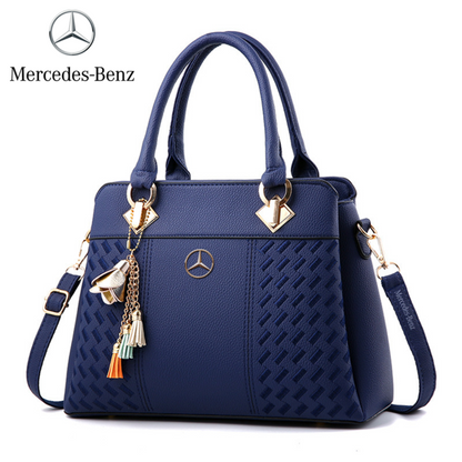 Mercedes Trending Women Handbag-bag-Driver Apparel-Blue-Driversapparel.com