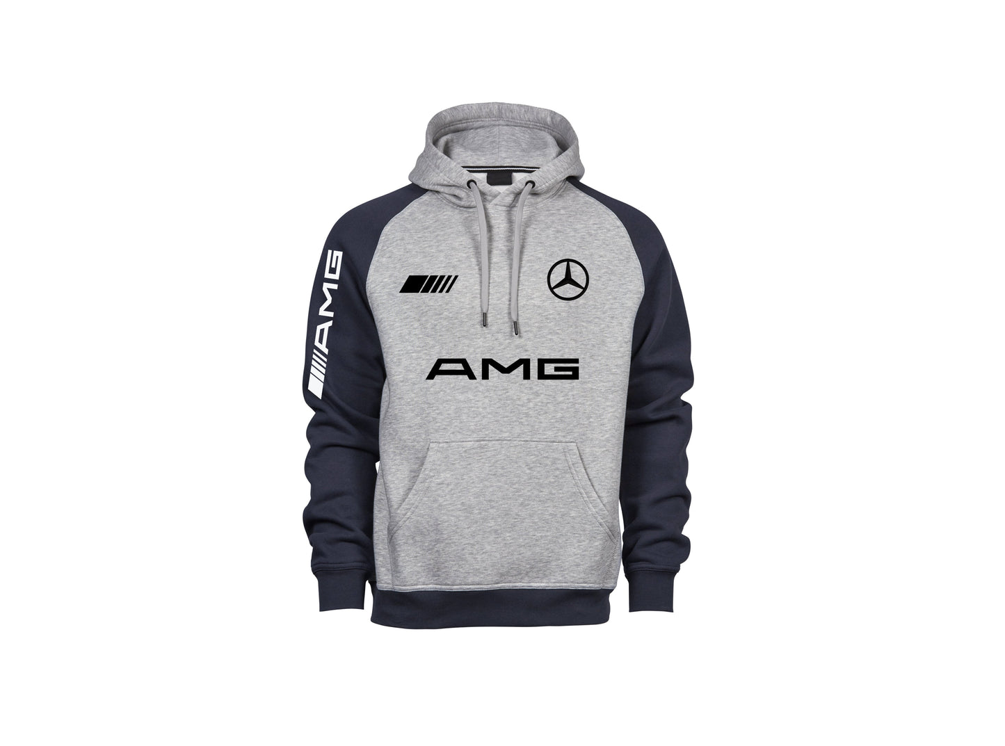 AMG Mercedes Raglan Pullover Hoodie_Driver_Clothing