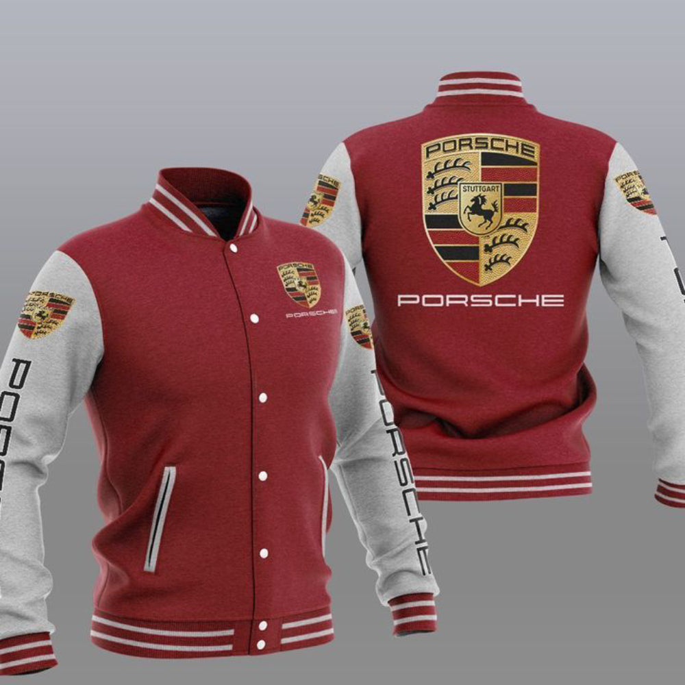 Veste de baseball Porsche 3D V26