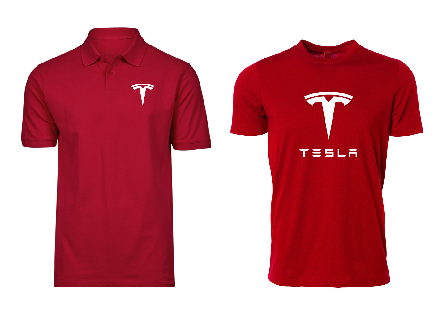 Ensemble de t-shirts à manches courtes Tesla