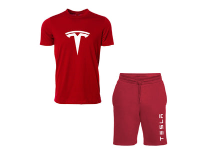 Ensemble T-shirt et short Tesla