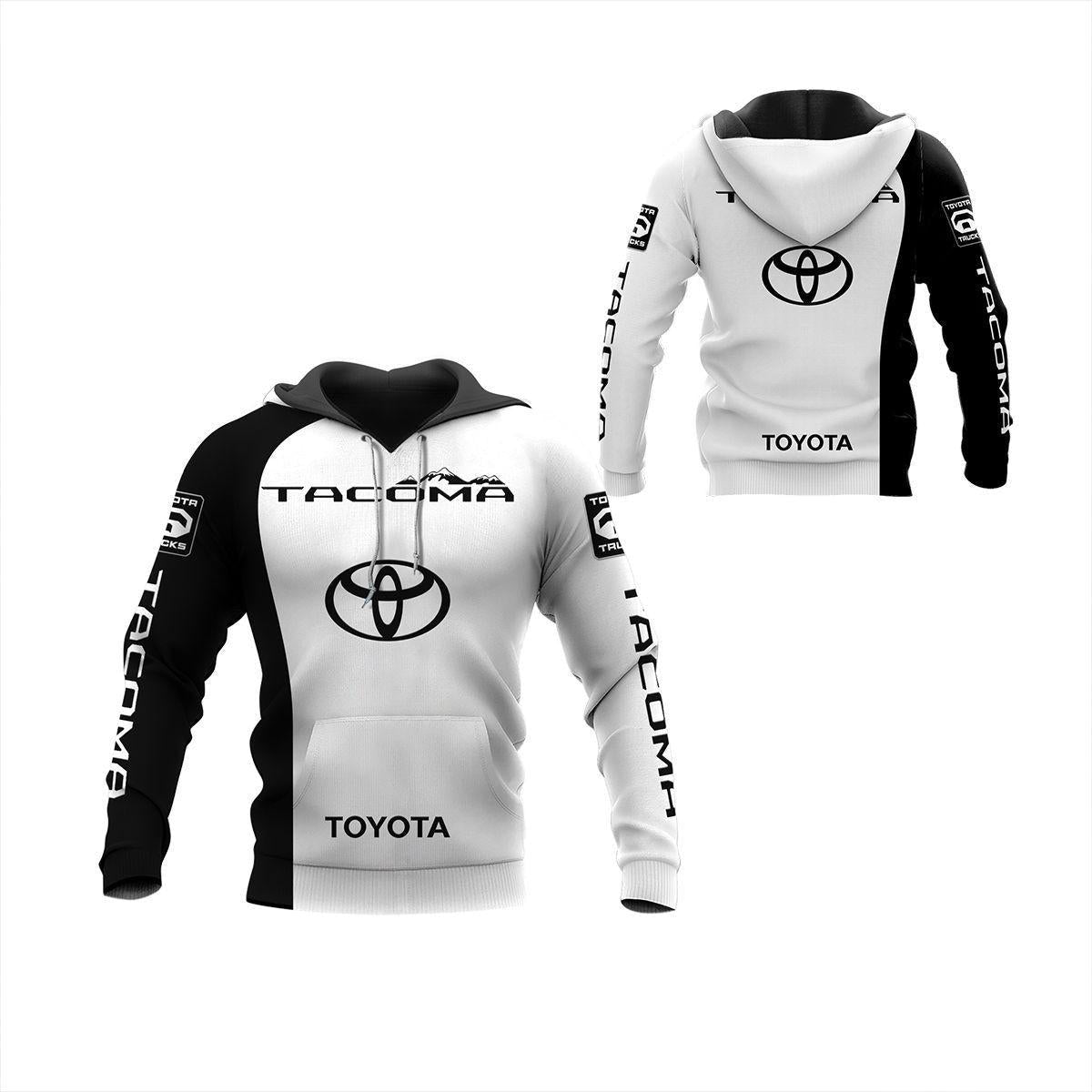 Sweat à capuche Toyota élégant avec imprimé intégral V23