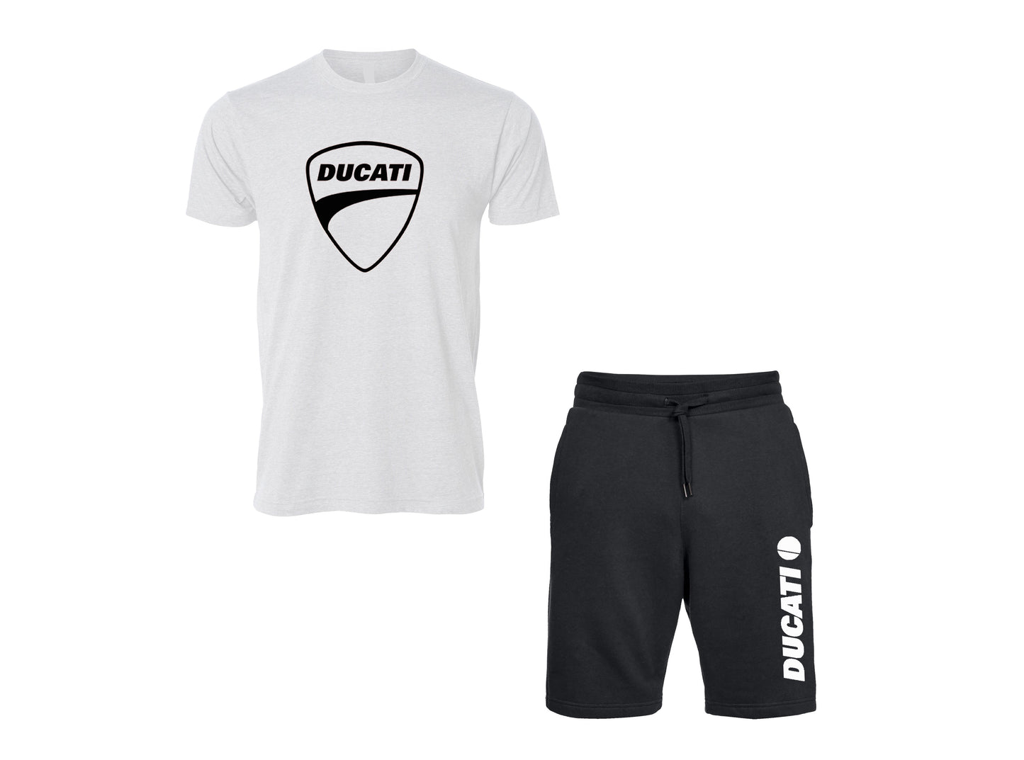 Ensemble T-shirt et short contrastés Ducati