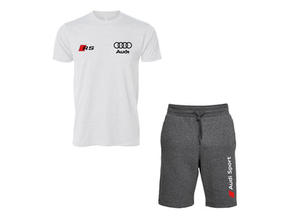 Ensemble T-shirt et short contrastés Audi