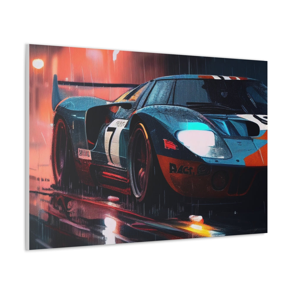 Affiche de la voiture de course GT40