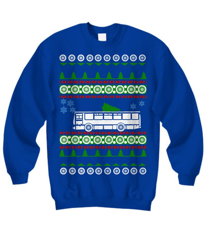 Ugly Christmas Sweater for Bus Drivers: Holiday Cheer on the Road