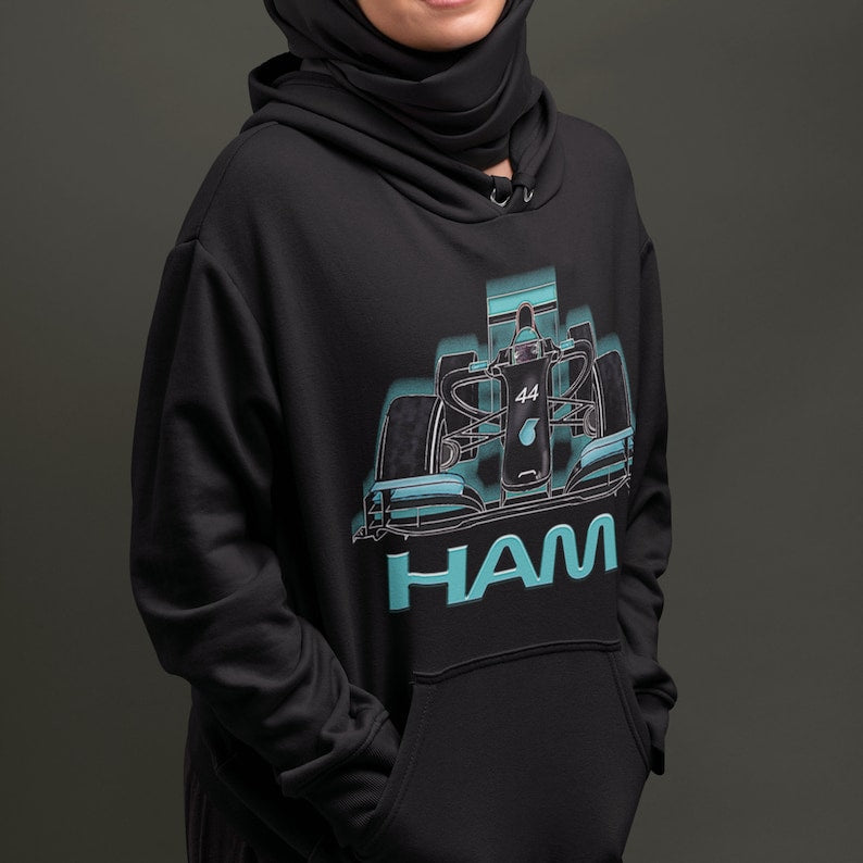 Sweat à capuche de Formule 1 Lewis Hamilton de qualité supérieure