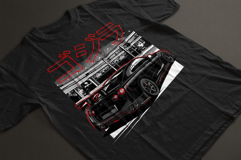 T-shirt Nissan GTR GT5 : fierté JDM pour les passionnés de voitures