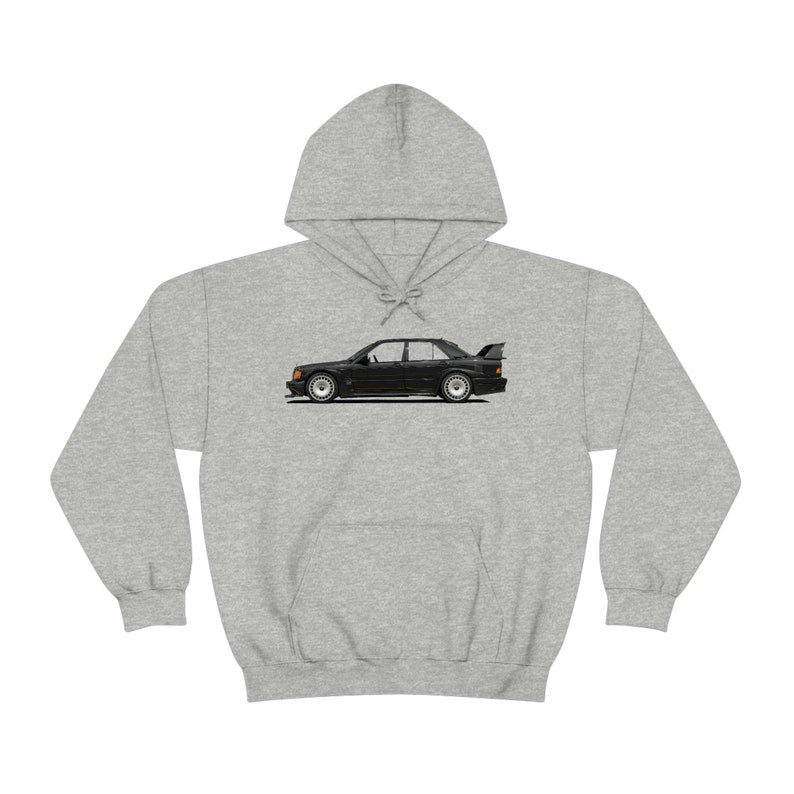 Sweat à capuche Mercedes-Benz 190E EVO : un style vintage minimaliste