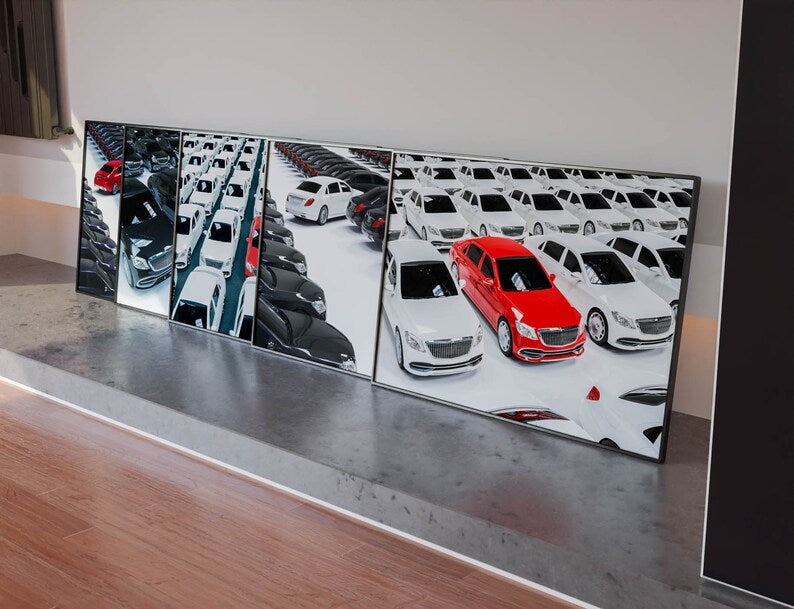 Art mural numérique de luxe : sublimez votre maison avec le style automobile