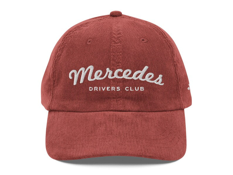 Casquette en velours côtelé Mercedes Club