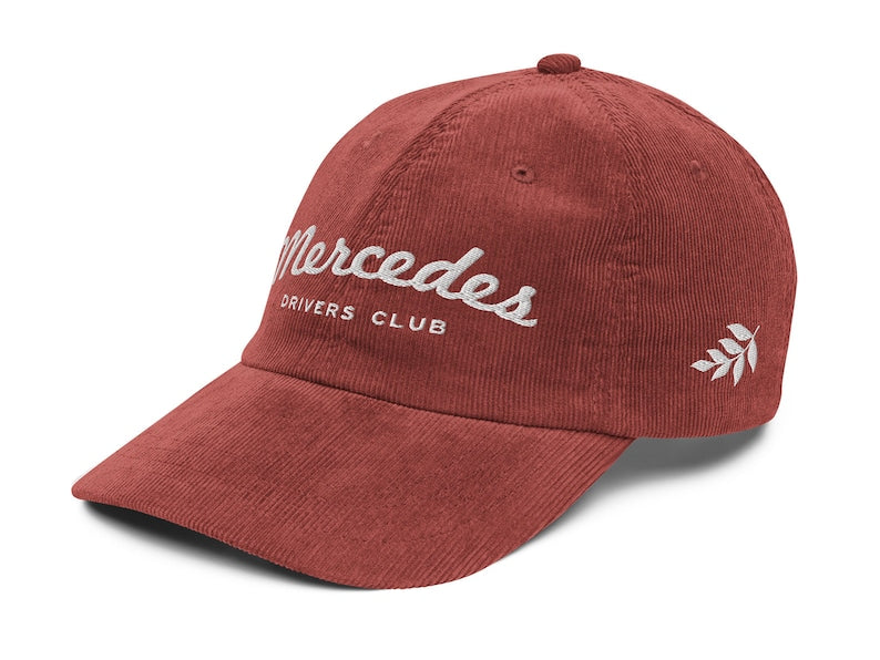 Casquette en velours côtelé Mercedes Club