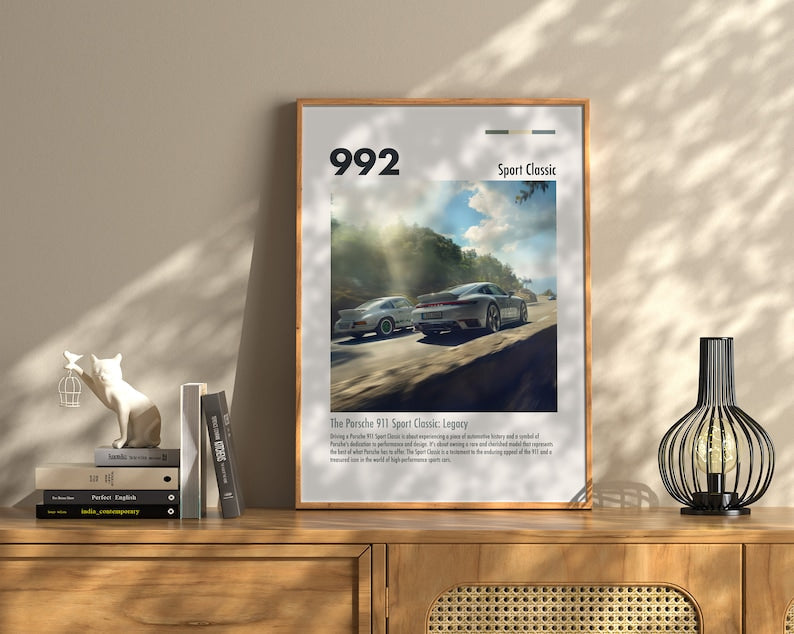 Affiche Porsche 911 Sport Classic