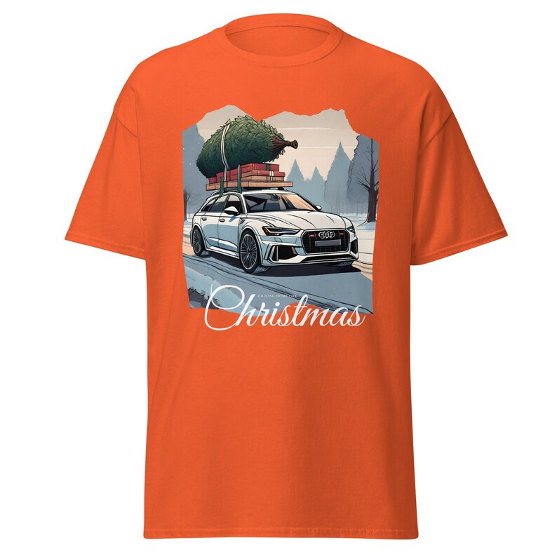 Festive Audi Car T-Shirt for Men