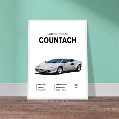 Lamborghini Countach: The epitome of supercar elegance_driver_clothing_drivi.store