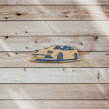 Décoration murale/de bureau de voiture de sport JDM imprimée en 3D pour les passionnés de voitures