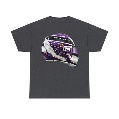 Hamilton F1 Race Helmet Vivid T-shirt_driver_clothing_drivi.store