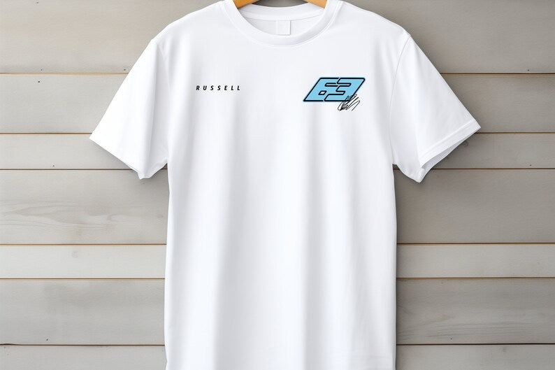 T-shirt FORMULE 1 de George Russell : produit officiel Mercedes F1