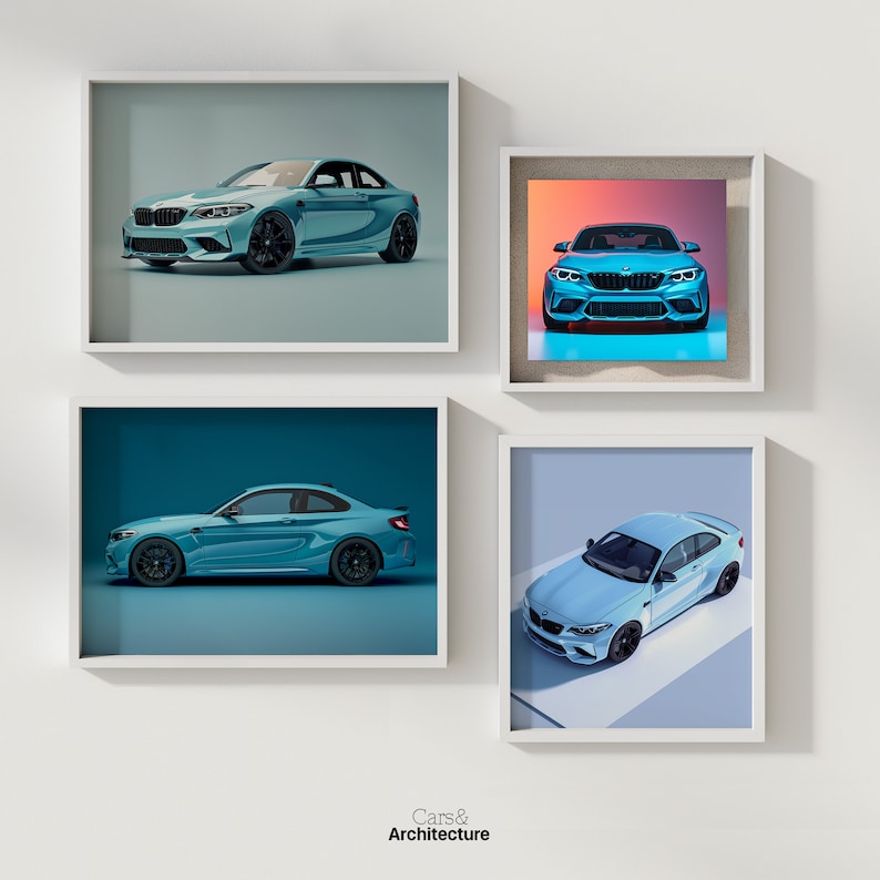 BMW F87 M2 Competition Poster Collection