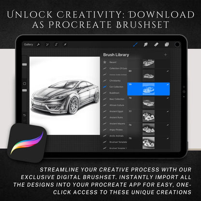 Pinceaux pour voitures Procreate : donnez un coup de fouet à votre art automobile