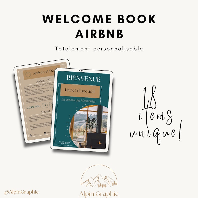 Créez votre Welcome Book Airbnb personnalisé avec Canva_driver_clothing_drivi.store