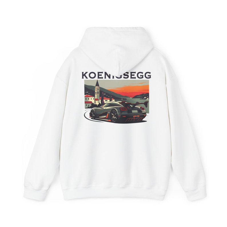 Sweat à capuche pour passionnés de voitures Koenigsegg Agera One