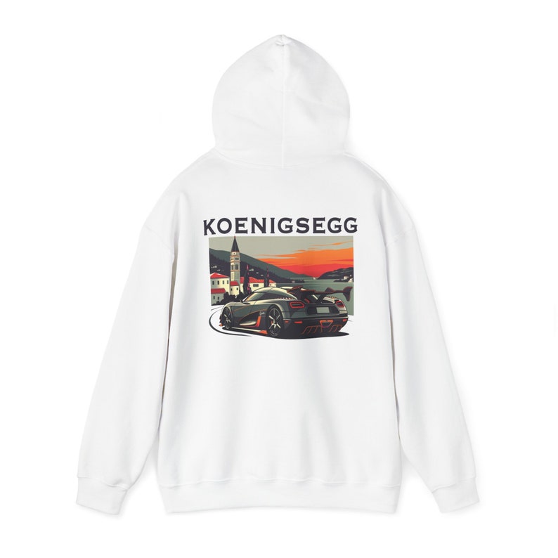 Sweat à capuche pour passionnés de voitures Koenigsegg Agera One