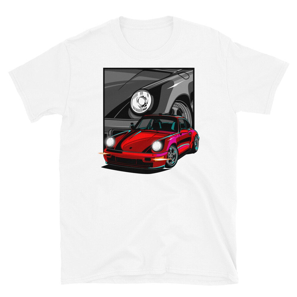 Iconic Euro 964 993 930 Aircooled Car T-Shirt