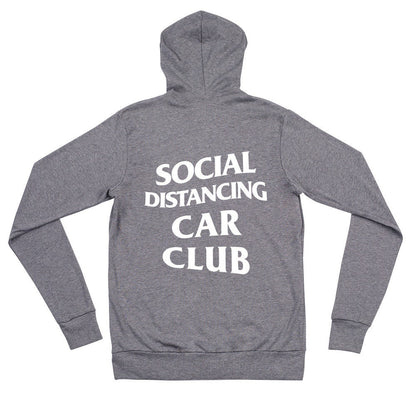 JDM 2JZ Social Distancing Car Club Zip Hoodie