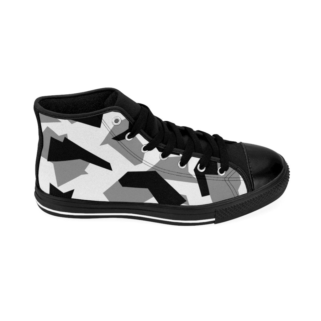 Digi Camo Men's High-top Sneakers