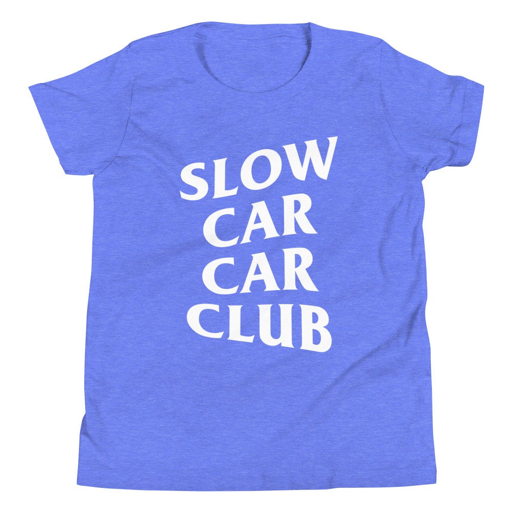 Slow Car Car Club Youth Short Sleeve T-Shirt