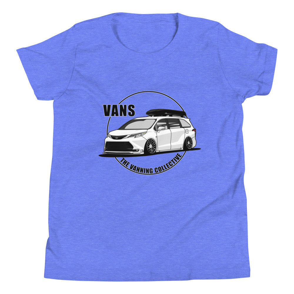 The Vanning Collective Stanced Minivan Youth Short Sleeve T-Shirt