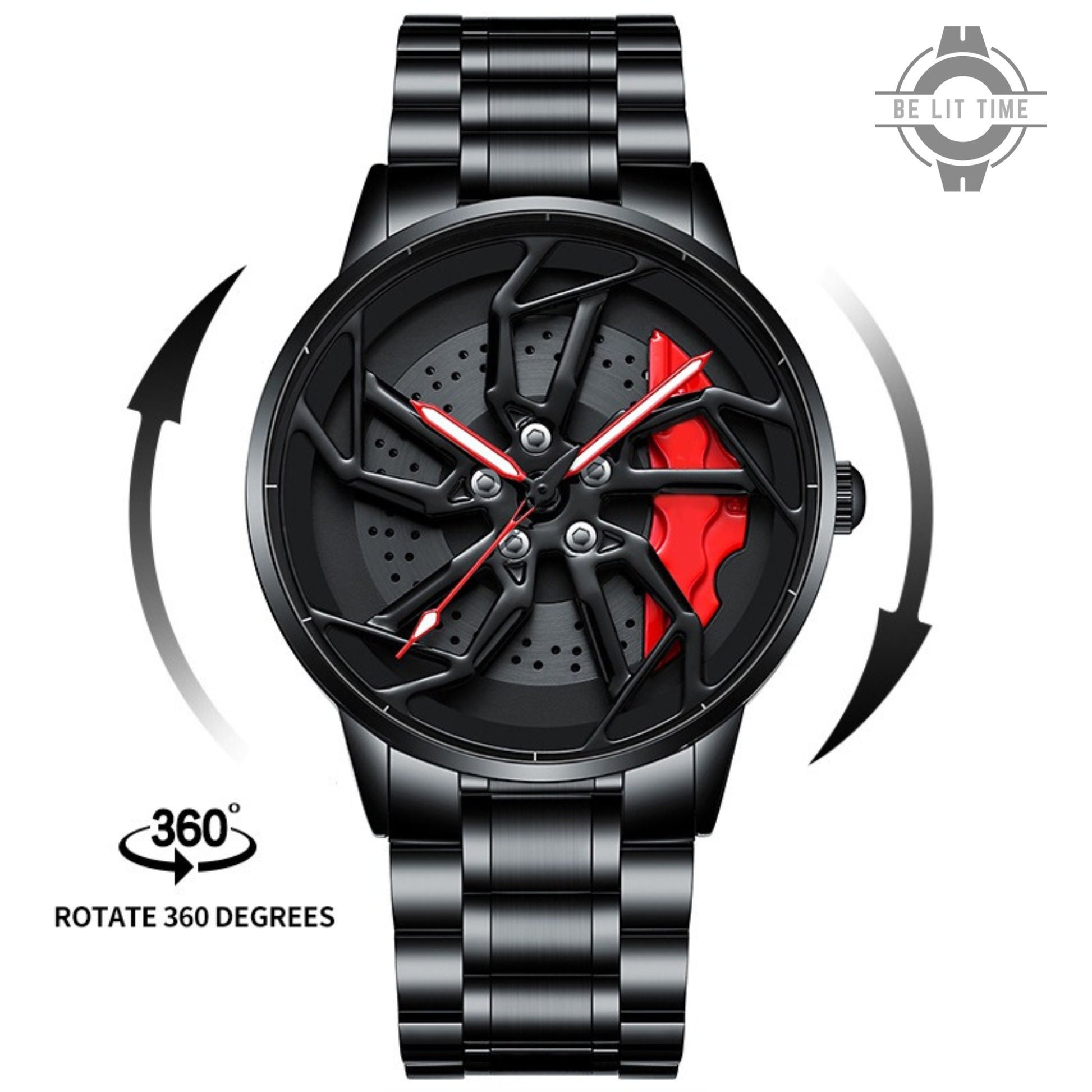 Gyro - McLaren Alloy Wheel Watch, Car Enthusiastic Accessories.