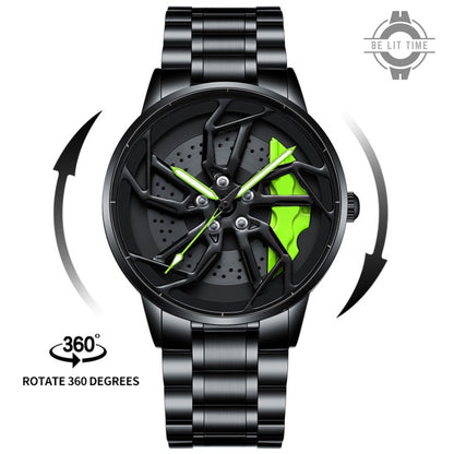 Gyro - McLaren Alloy Wheel Watch, Car Enthusiastic Accessories.