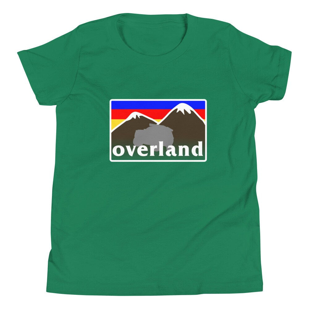 Outdoors Overland SUV Off-Road Youth Short Sleeve T-Shirt