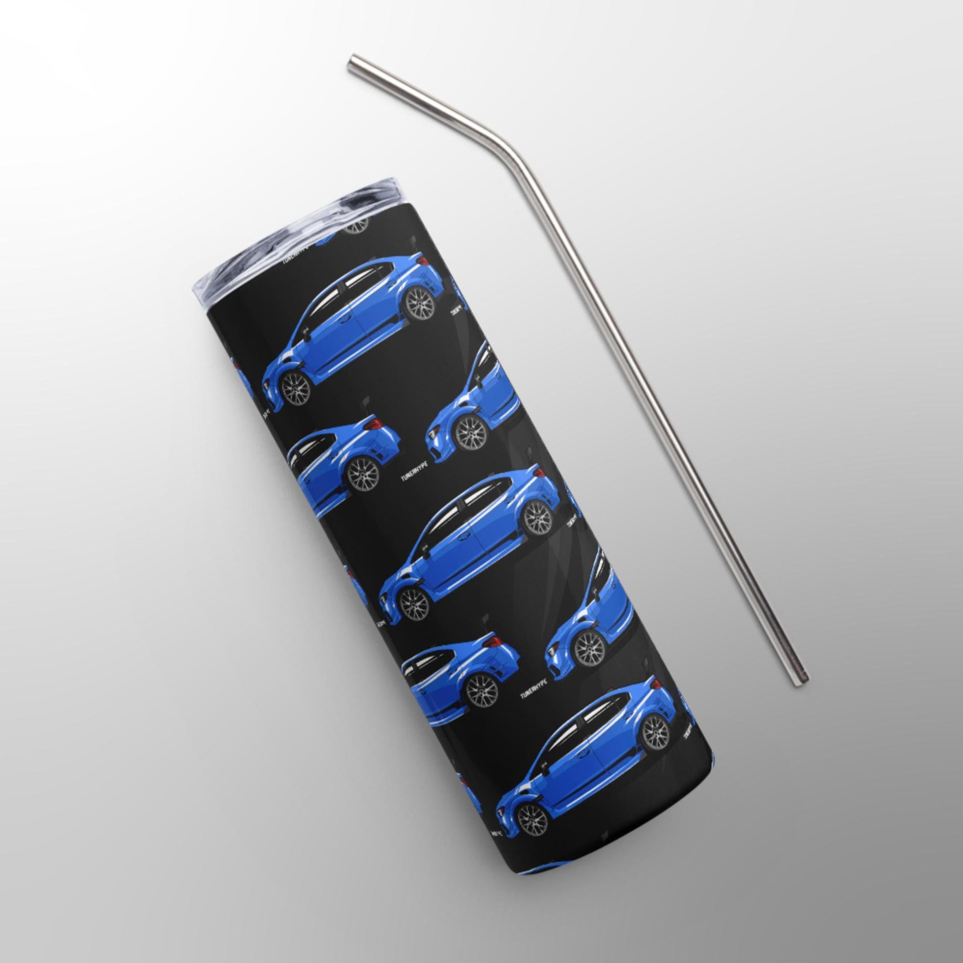 Subaru WRX STI - World Rally Blue - Stainless Steel Tumbler