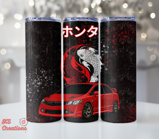 Custom JDM 20oz Stainless Tumbler| HD Civic si