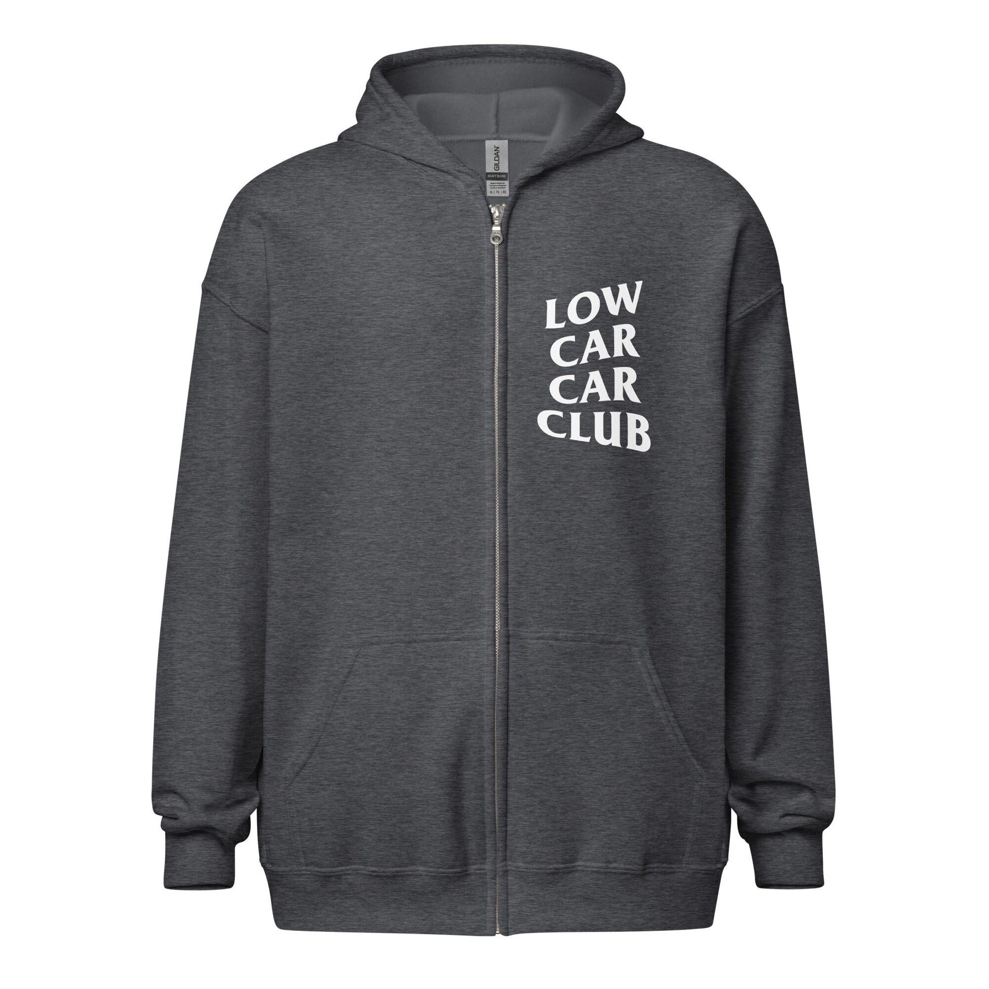 Low Car Car Club Zip Hoodie