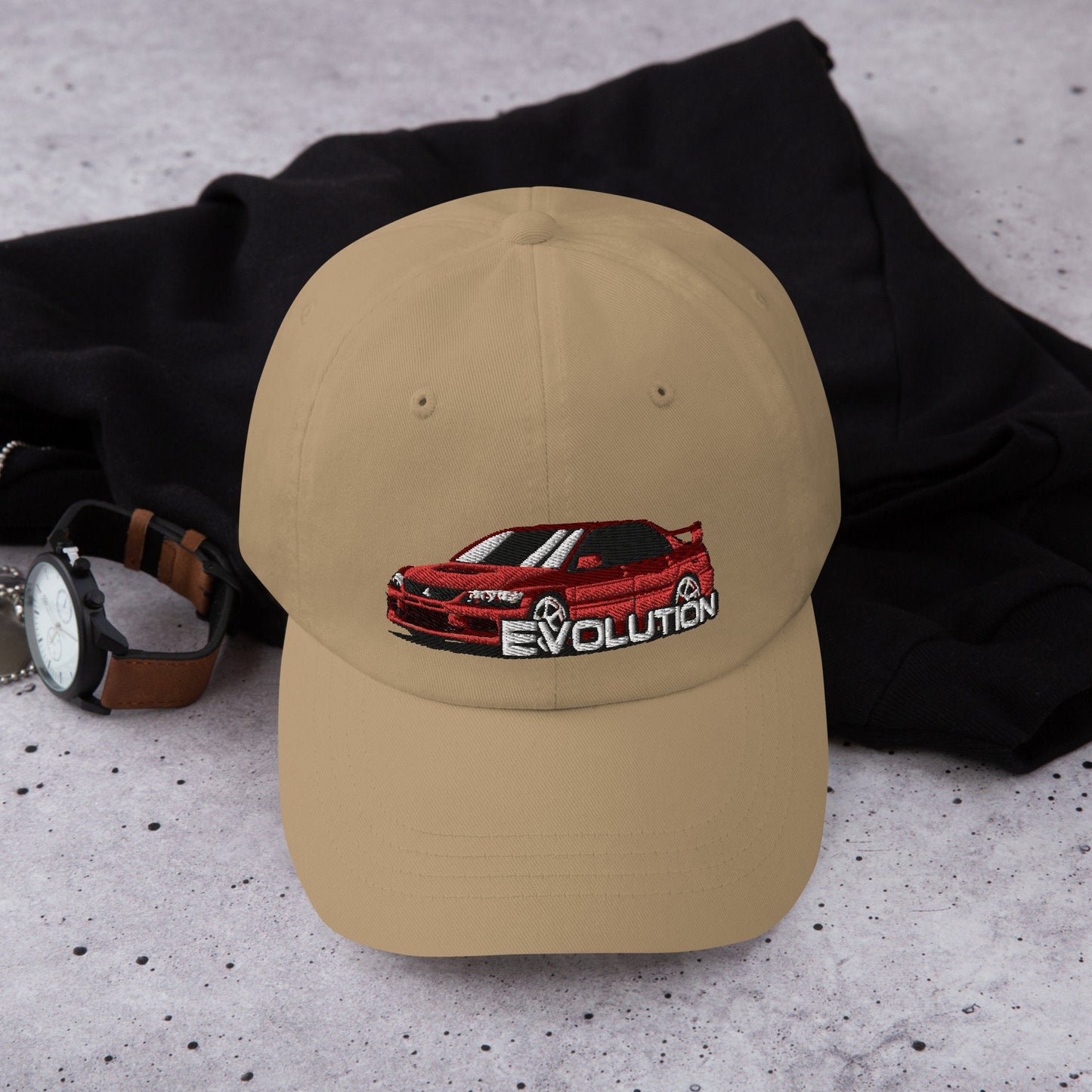 Embroidered Mitsubishi Evo Hat