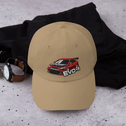 Embroidered Mitsubishi Evo X Hat