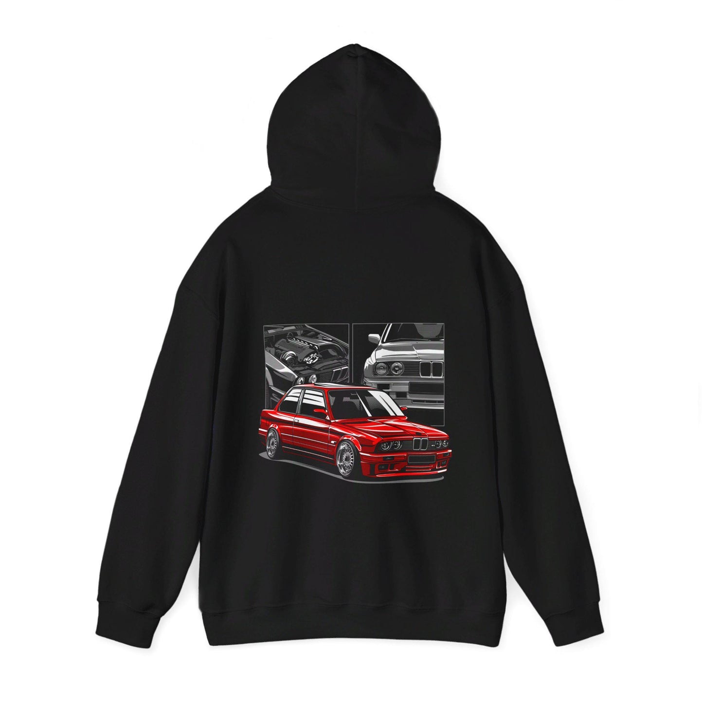 BMW M3 RED E30 Unisex Heavy Blend Hoodie