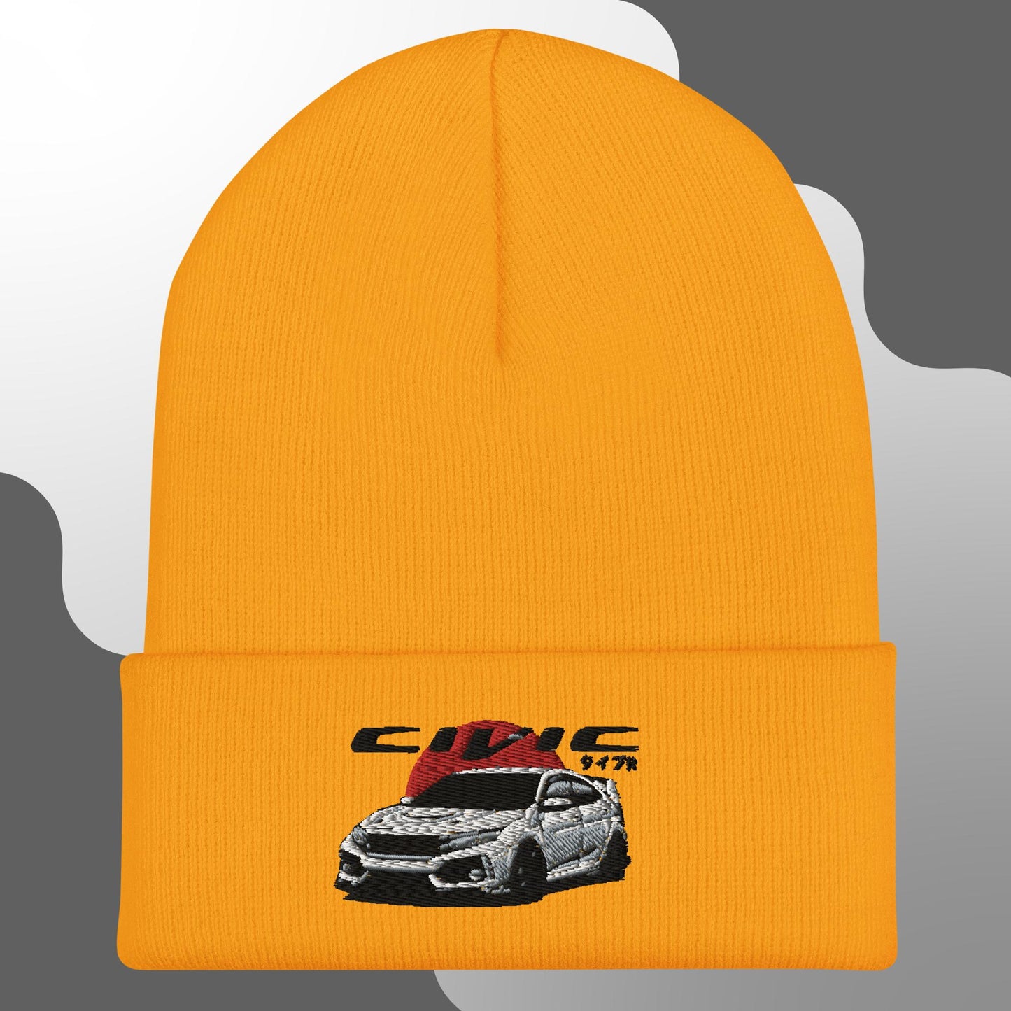 Embroidered Honda Civic Beanie