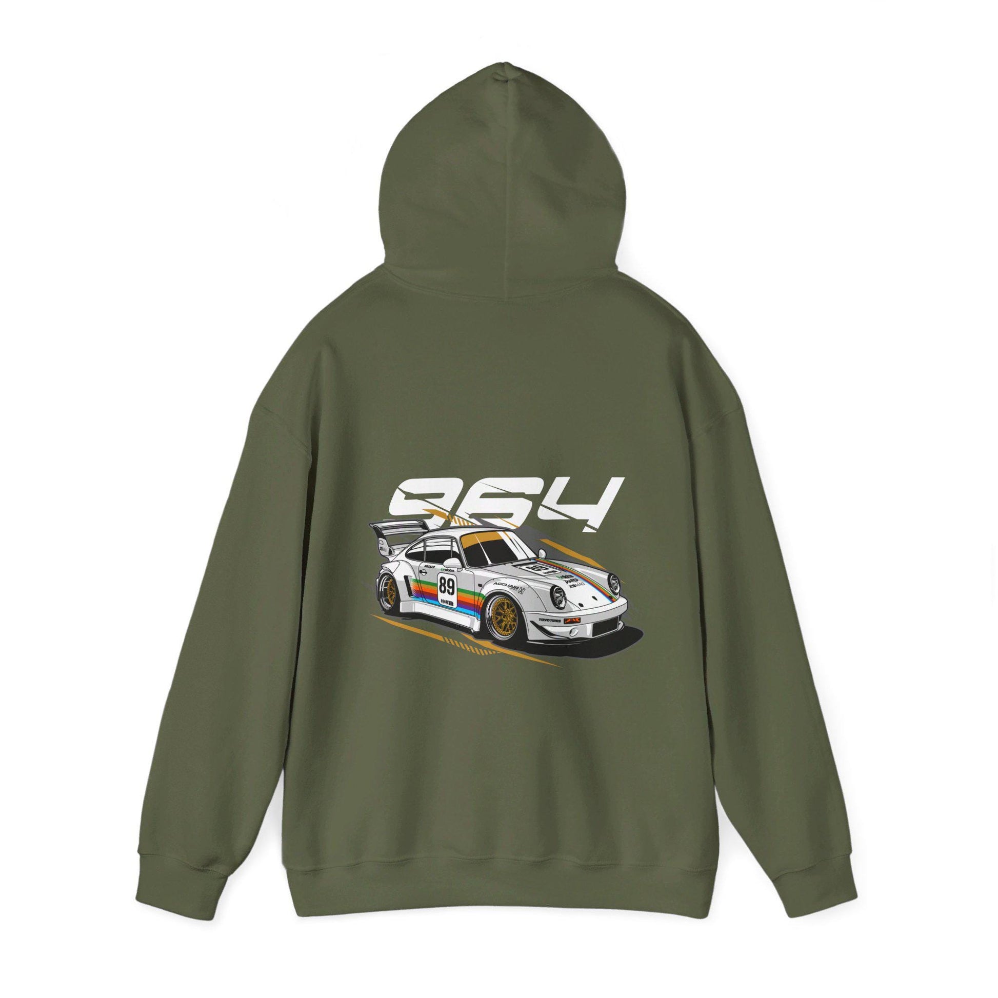 WHITE RACING 964 Unisex Heavy Blend Hoodie