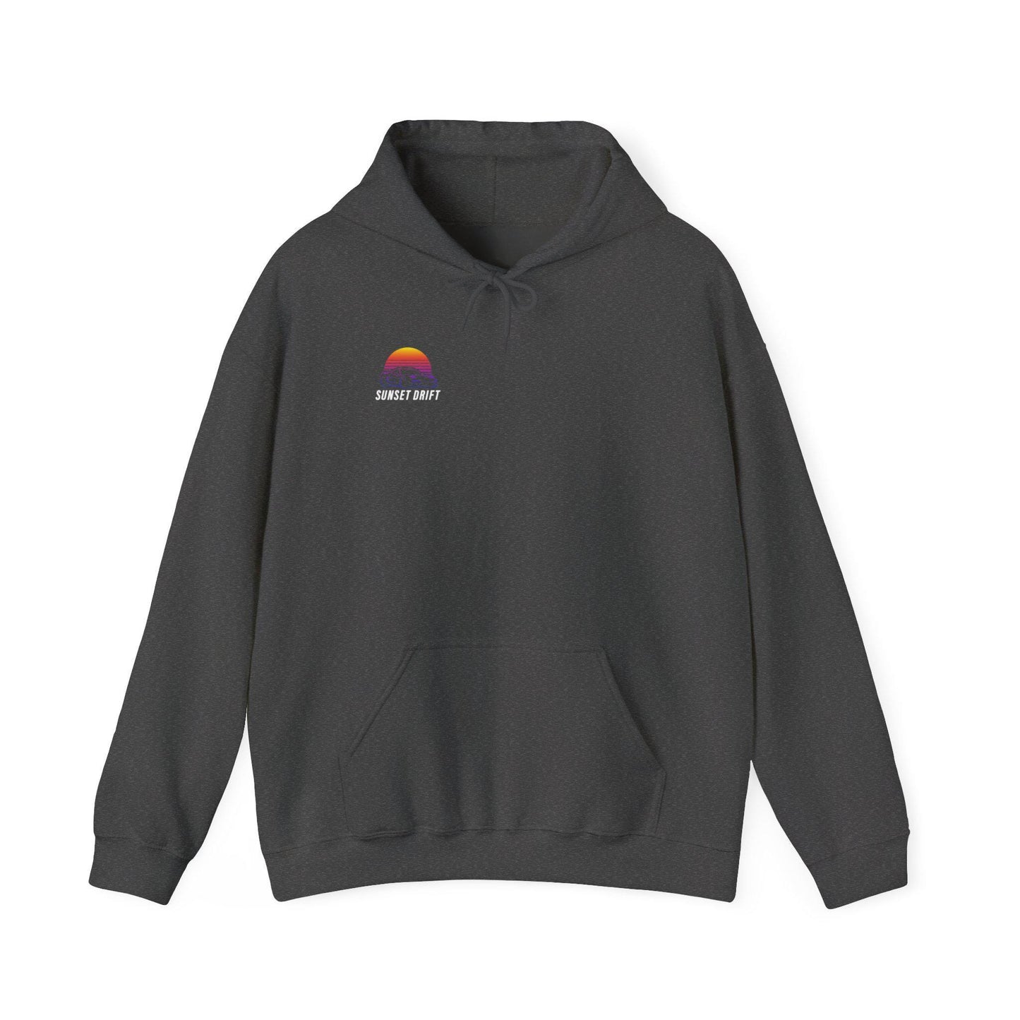 Sunset Drift Garage Mechanic Hoodie