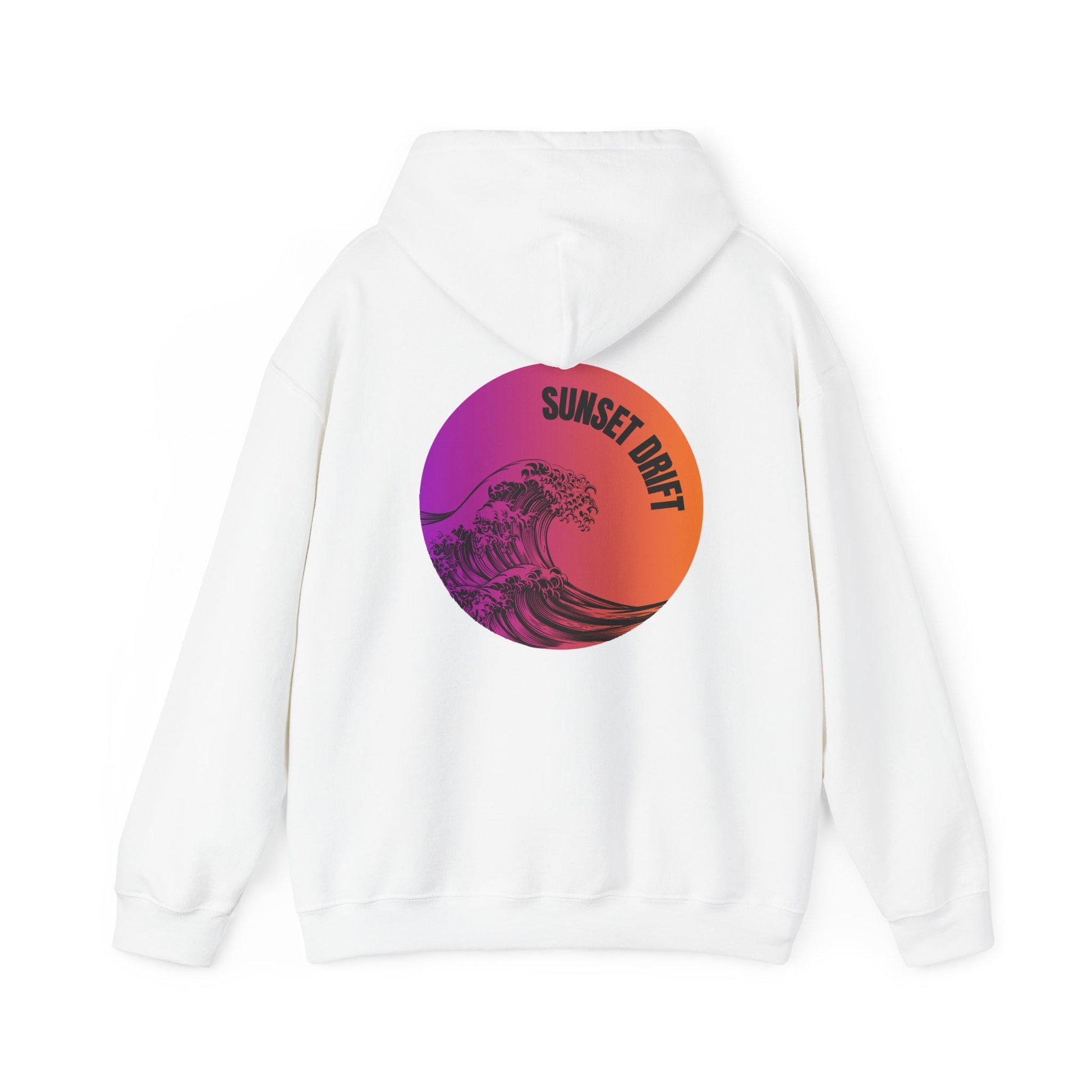 Sunset Drift Gradient Waves Hoodie