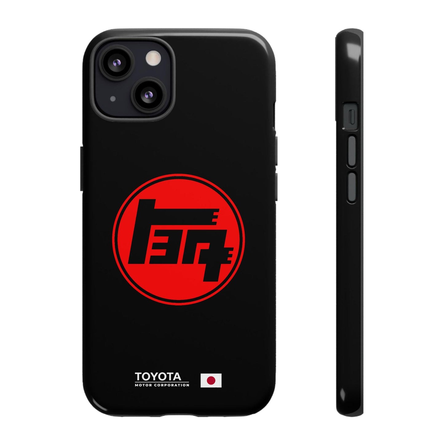 Toyota TEQ Logo iPhone Case - Vintage Car Emblem, Retro Japanese Design, Cool Accessory, Unique Automotive Heritage Cover