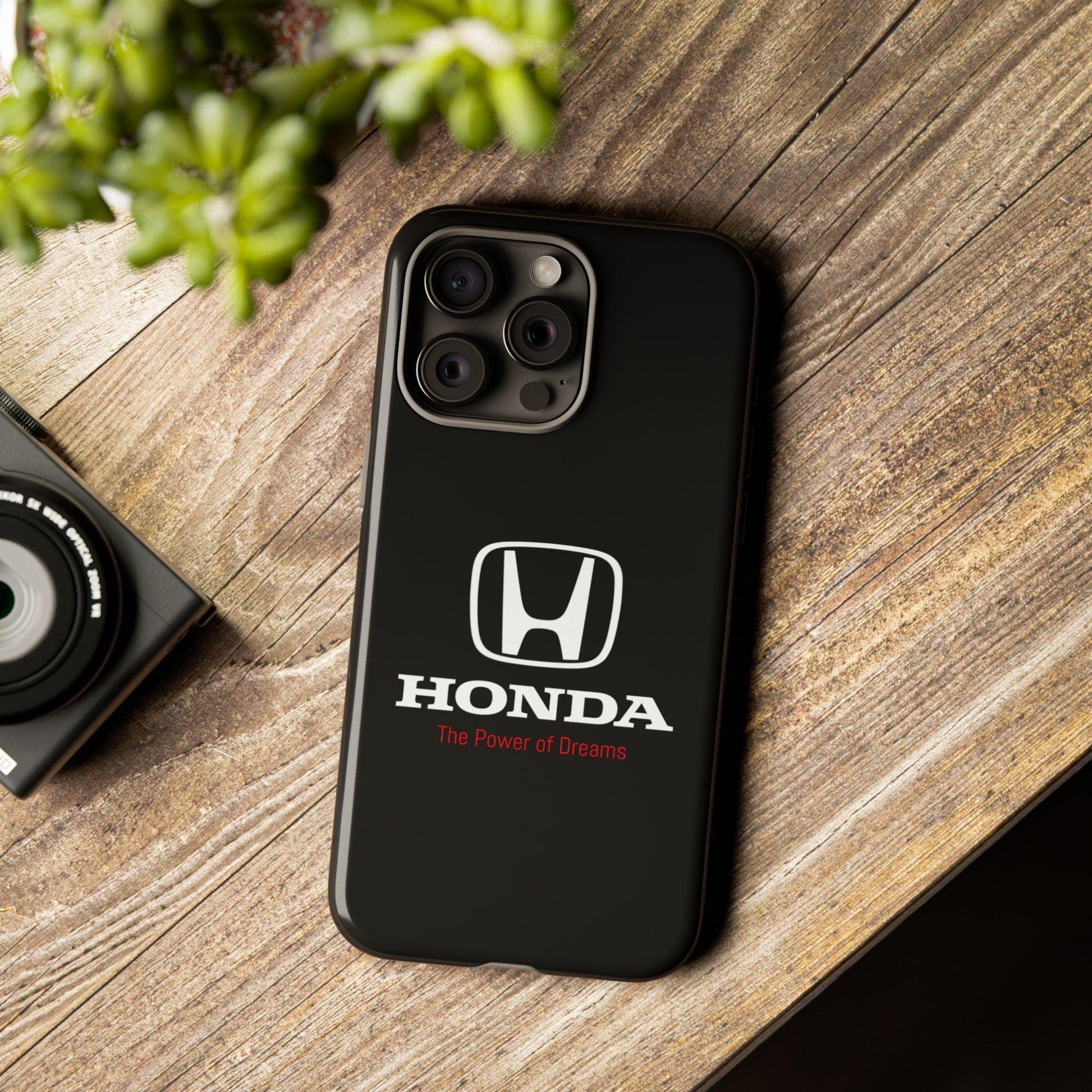 Honda iPhone Case - Power of Dreams Logo, Car Enthusiast Cover, JDM Phone Accessory, Durable Protection